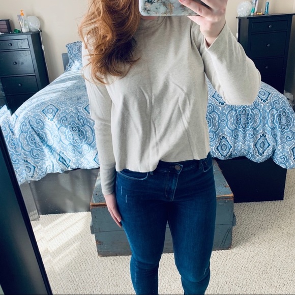 Urban Outfitters Tops - 🍍 Oatmeal | Crop | Mock | Turtle Neck